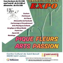 Exposition Pique fleurs et arts passion