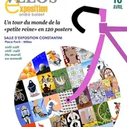 Exposition  Planète vélos d'André Baldet - Salle Costantini