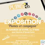 Exposition : plumes et compagnie bibliothèque de Capdenac-le-Haut