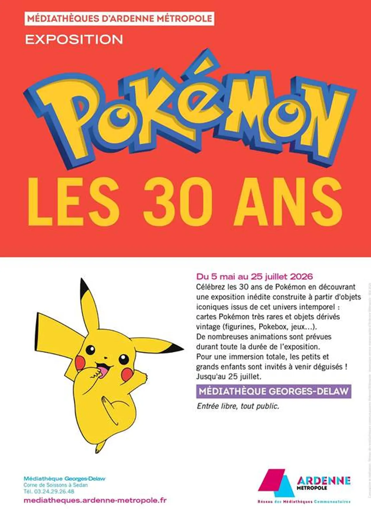 Exposition : Pokémon les 30 ans