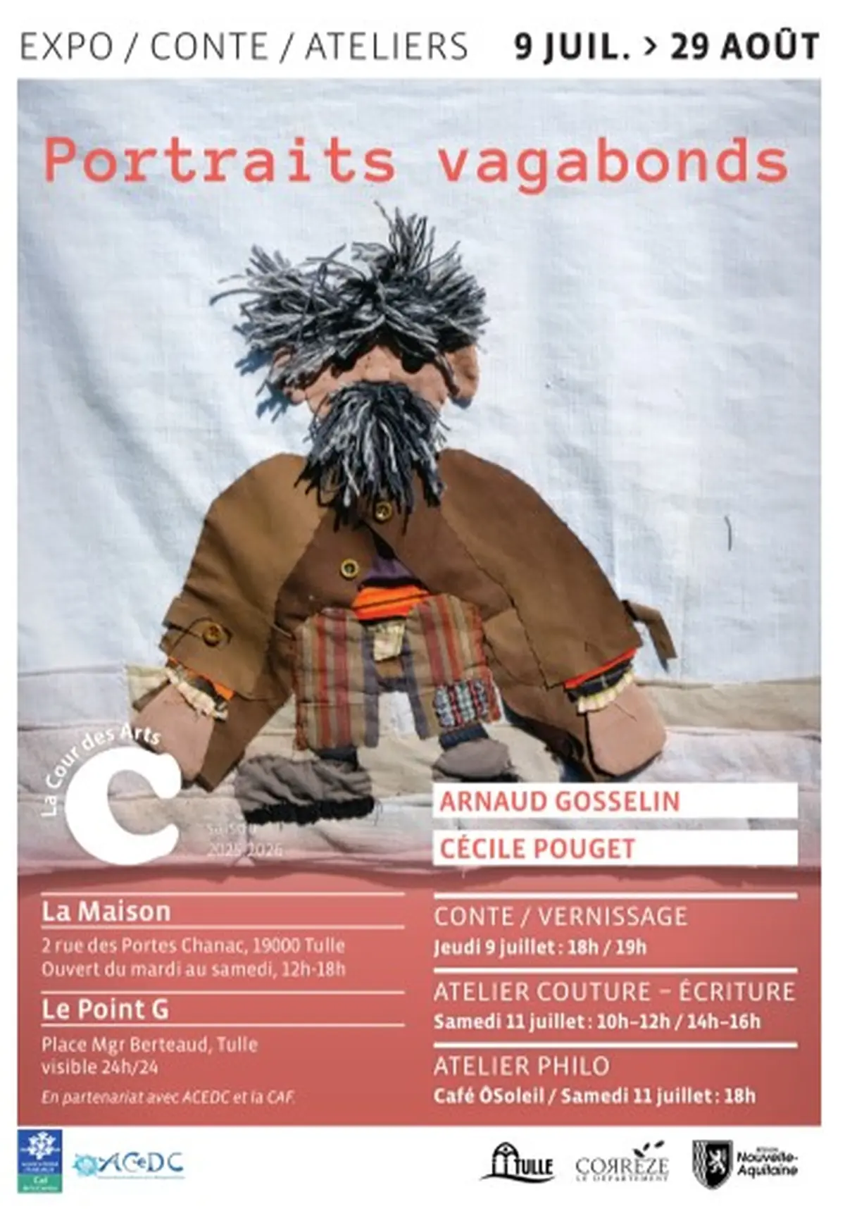 Exposition Portraits vagabonds