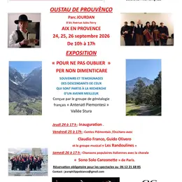 Exposition - Pour ne pas oublier / Per non dimenticare