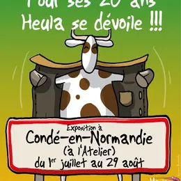 Exposition Pour ses 20 ans, Heula se dévoile  à l'Atelier-Médiathèque de Condé-en-Normandie