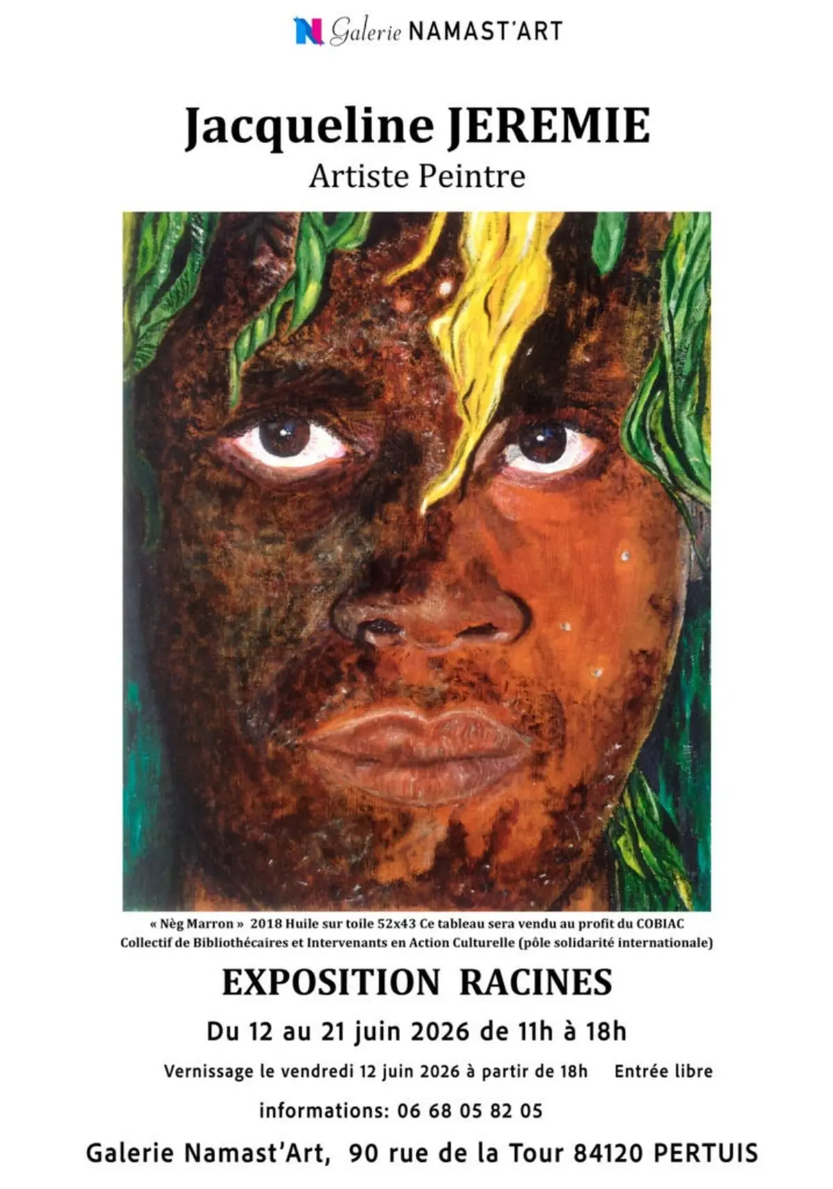 Exposition Racines à la Galerie Namast'art