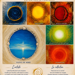 Exposition Raconte-moi un cercle par Lydia Escudé - Librairie Marbot