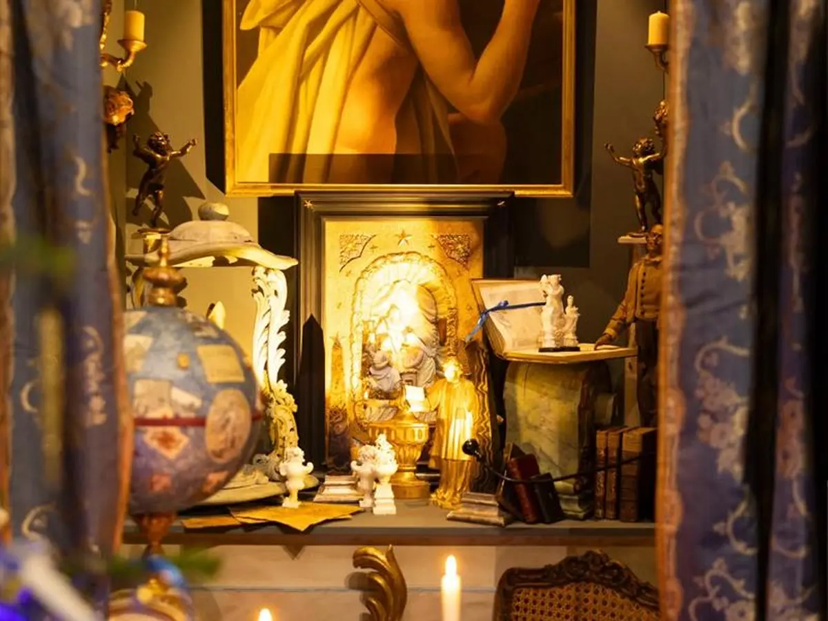 Exposition reconstitution d'un appartement du XVIIIème siècle