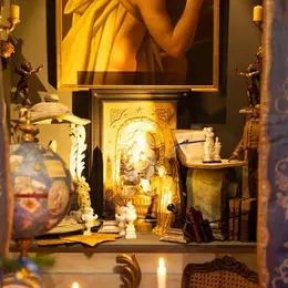 Exposition reconstitution d'un appartement du XVIIIème siècle