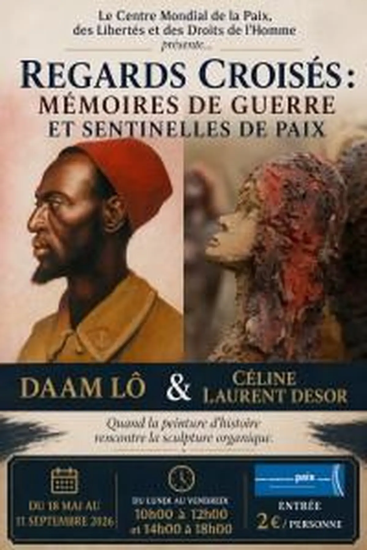 Exposition Regards croisés, mémoire de guerre et sentinelles de paix