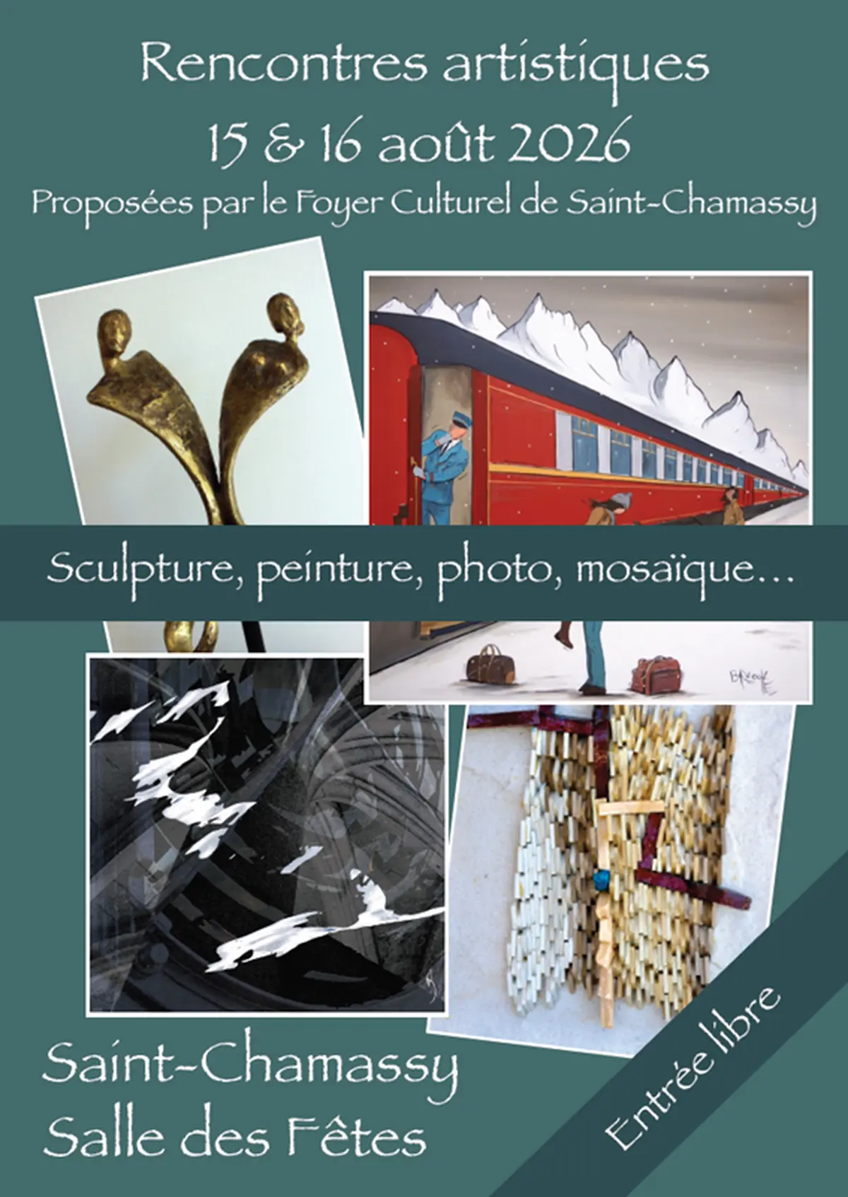 Exposition - Rencontres artistiques à Saint Chamassy
