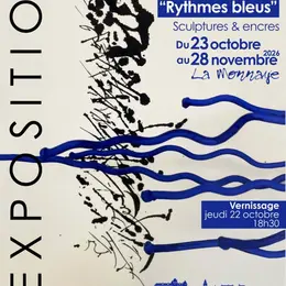 Exposition : Rythmes Bleus (sculptures et encres)