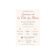 Exposition semaine fête des mères.