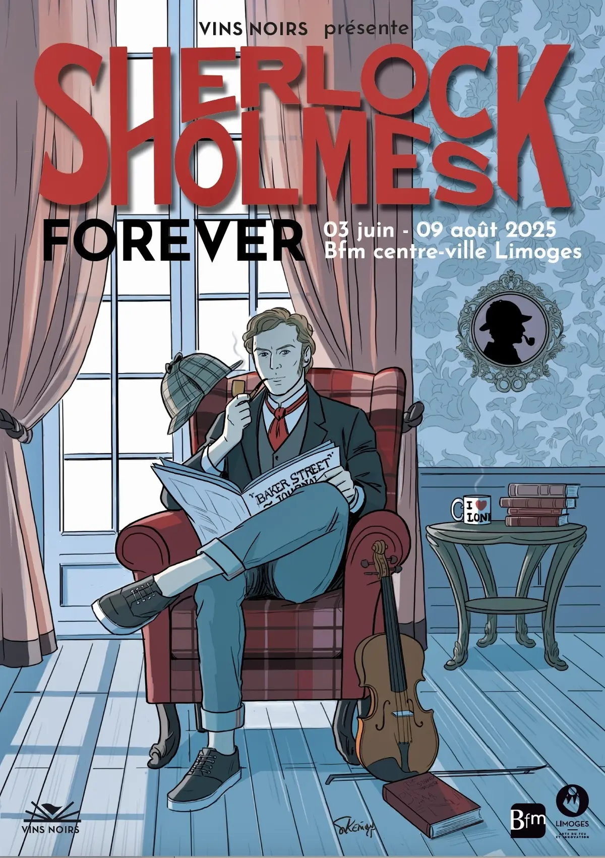 Exposition Sherlock Holmes Forever - Vins Noirs - Limoges