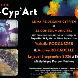 Exposition St-Cyp'Art Isabelle Podguszer & Andree Rocadelle