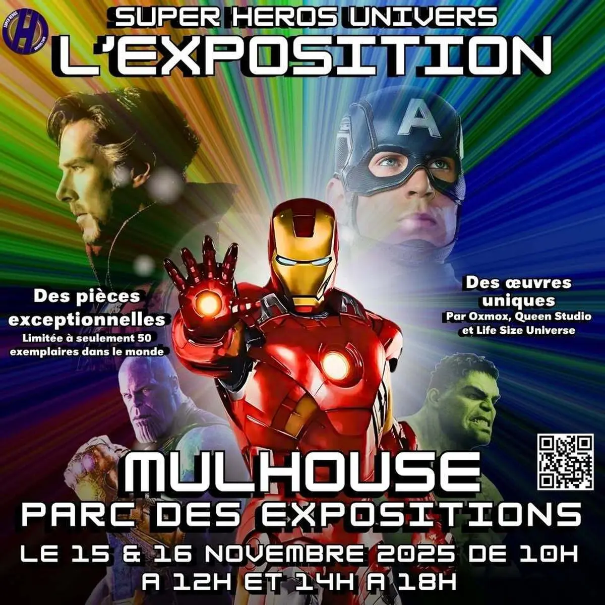 L'exposition de Super Héros débarque à Mulhouse !