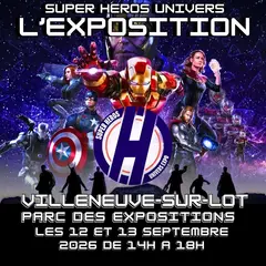 Exposition Super-héros vs Dinosaures 2026