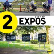 Exposition sur l'histoire du Maillot Jaune sur le Quai Danton