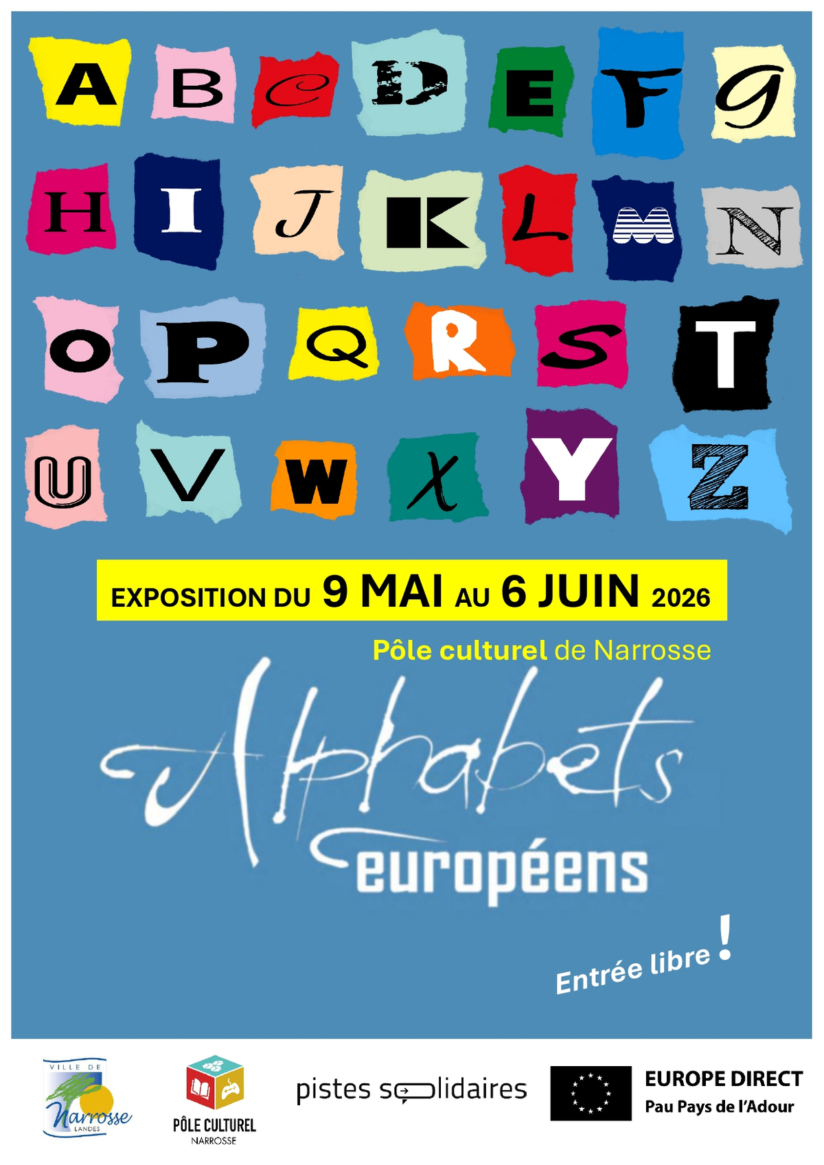 Exposition sur les alphabets européens