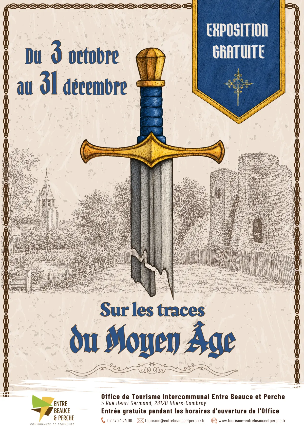 Exposition Sur les traces du Moyen-Âge
