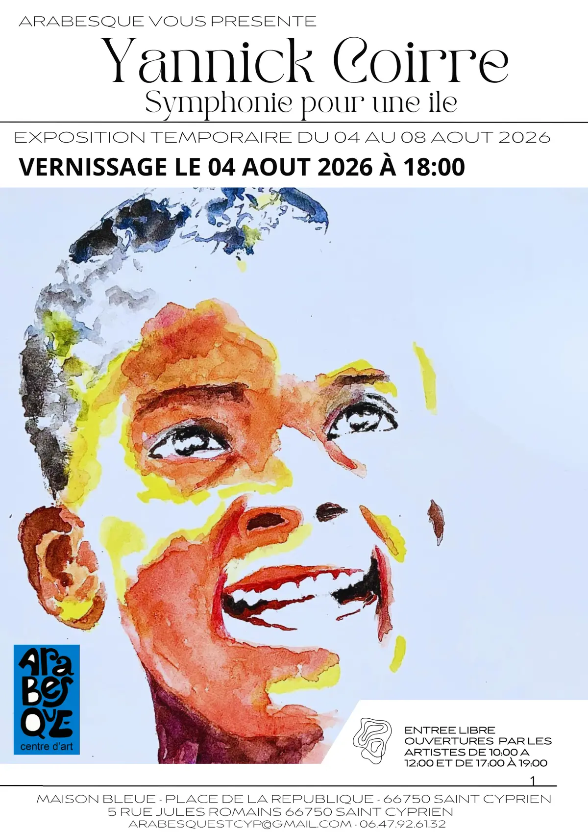 Exposition Symphonie Pour Une île De Yannick Coirre – Chez Arabesque