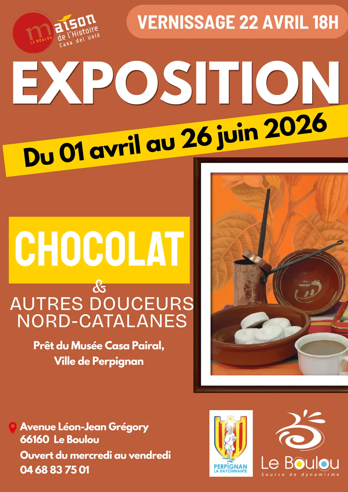 Exposition Temporaire Chocolat & Autres Doucerurs Nord-Catalanes