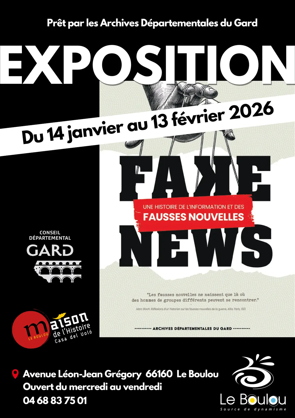 Exposition Temporaire Fake News Prêt Des Archives Départementales Du Gard