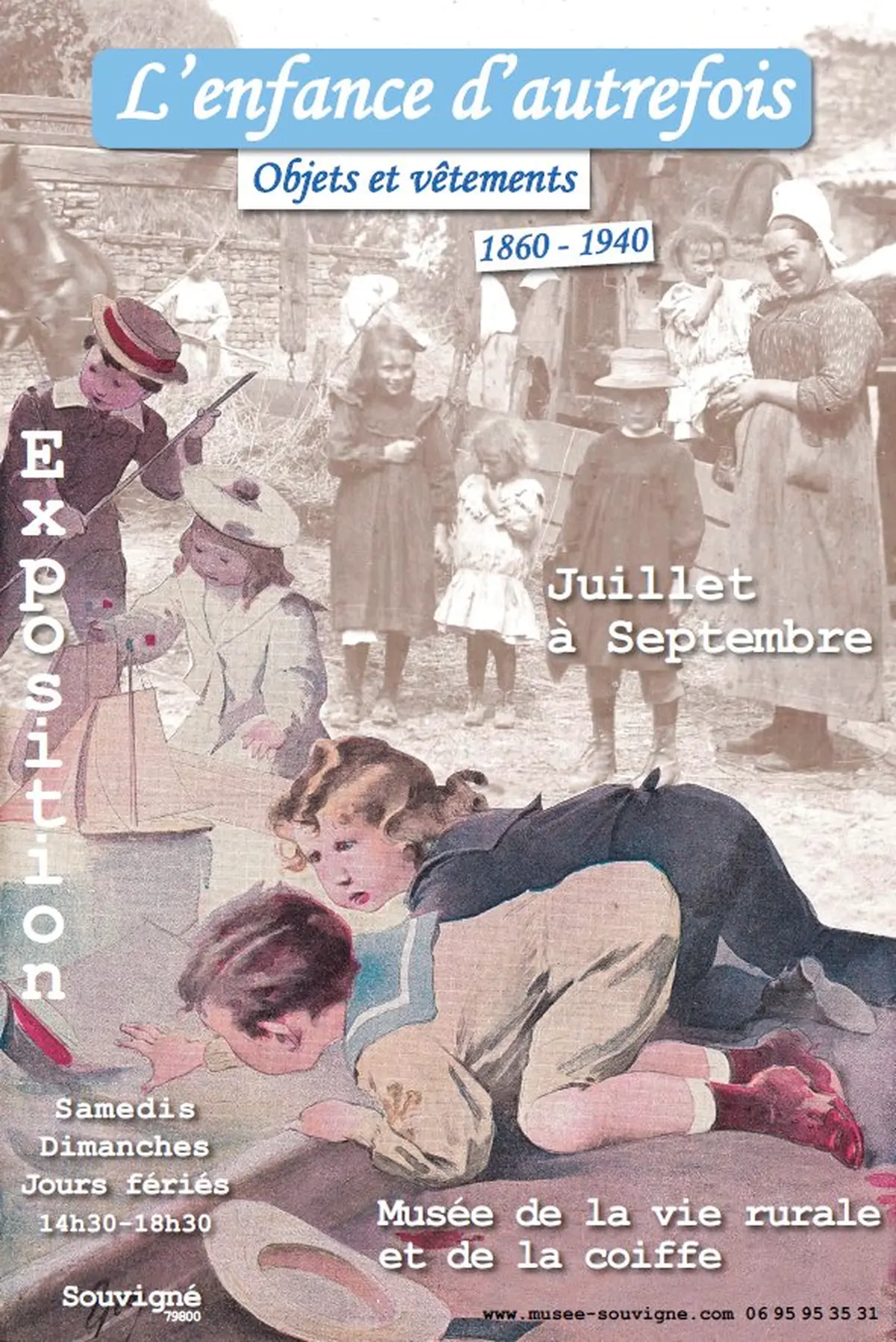 Exposition temporaire L'enfance d'autrefois entre 1860 et 1940