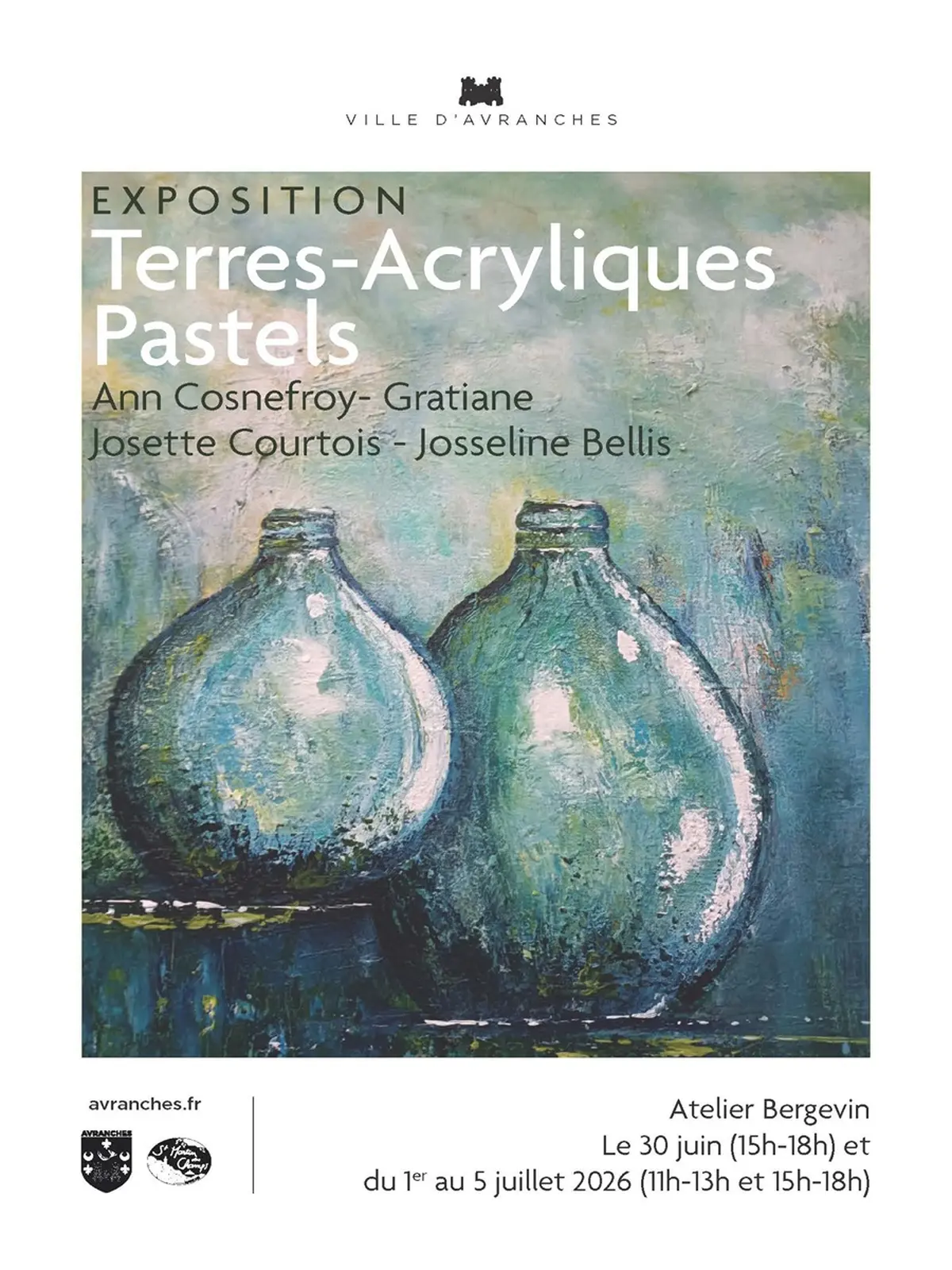 Exposition Terres - Acryliques - Pastels