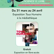 Exposition Tous Humains à la Médiathèque