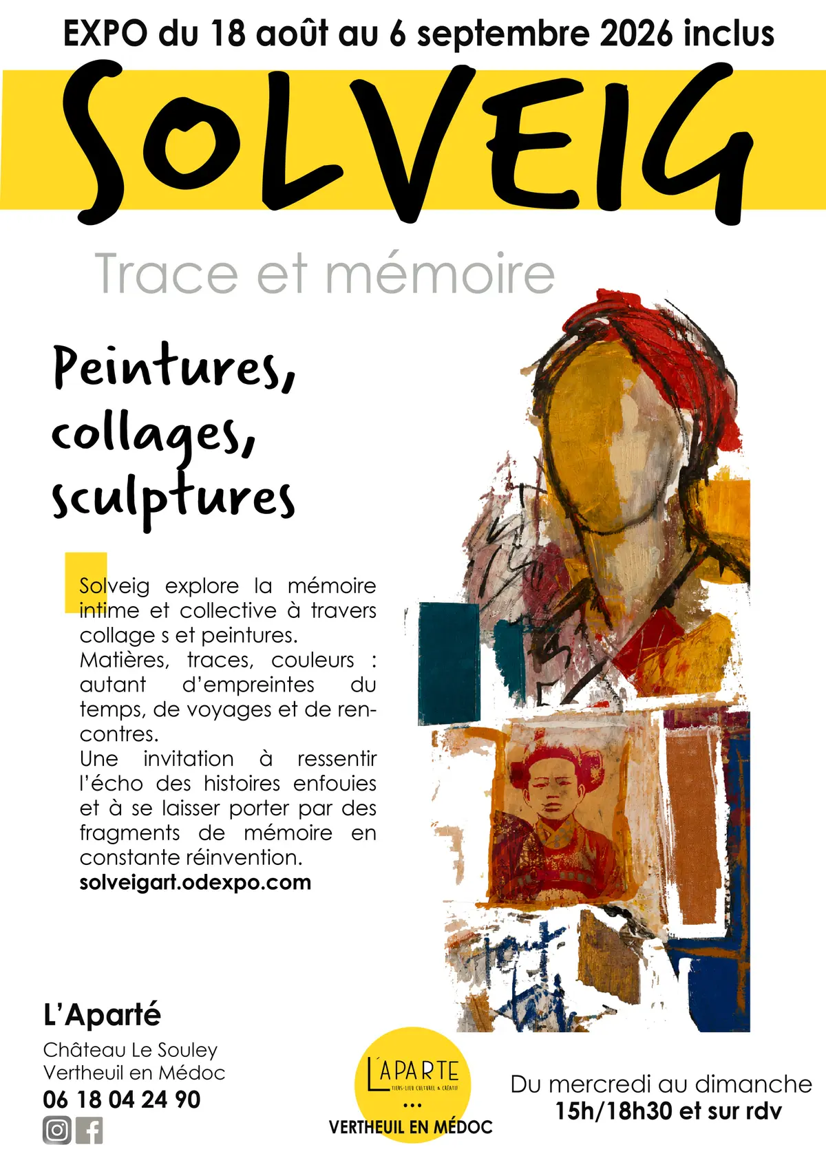 Exposition Trace et mémoire de Solveig