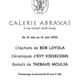 Exposition : Trois regards sur la matière - Bob Loyola, Evy Kiesecoms, Thibaud Moulia