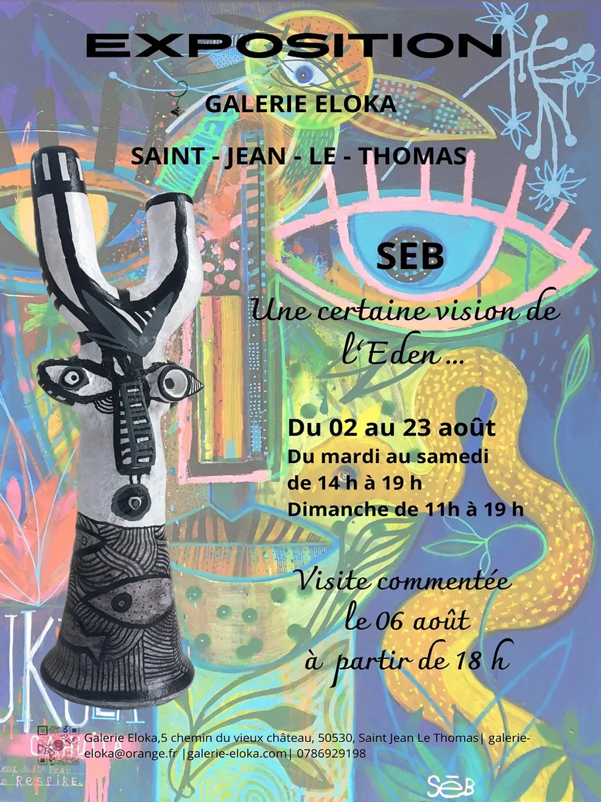 Exposition : Une certaine vision de l'Eden par Seb