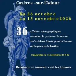 Exposition urbaine à Cazères sur l'Adour
