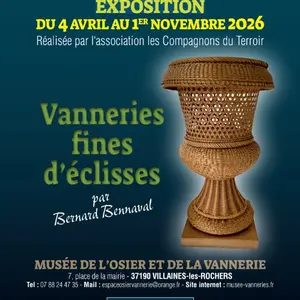 Exposition "Vanneries fines d’éclisse" - Espace culturel osier vannerie