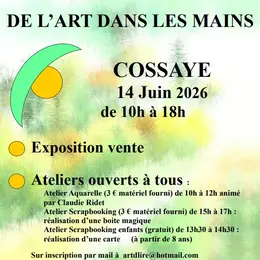 Exposition/vente de l'art dans les mains