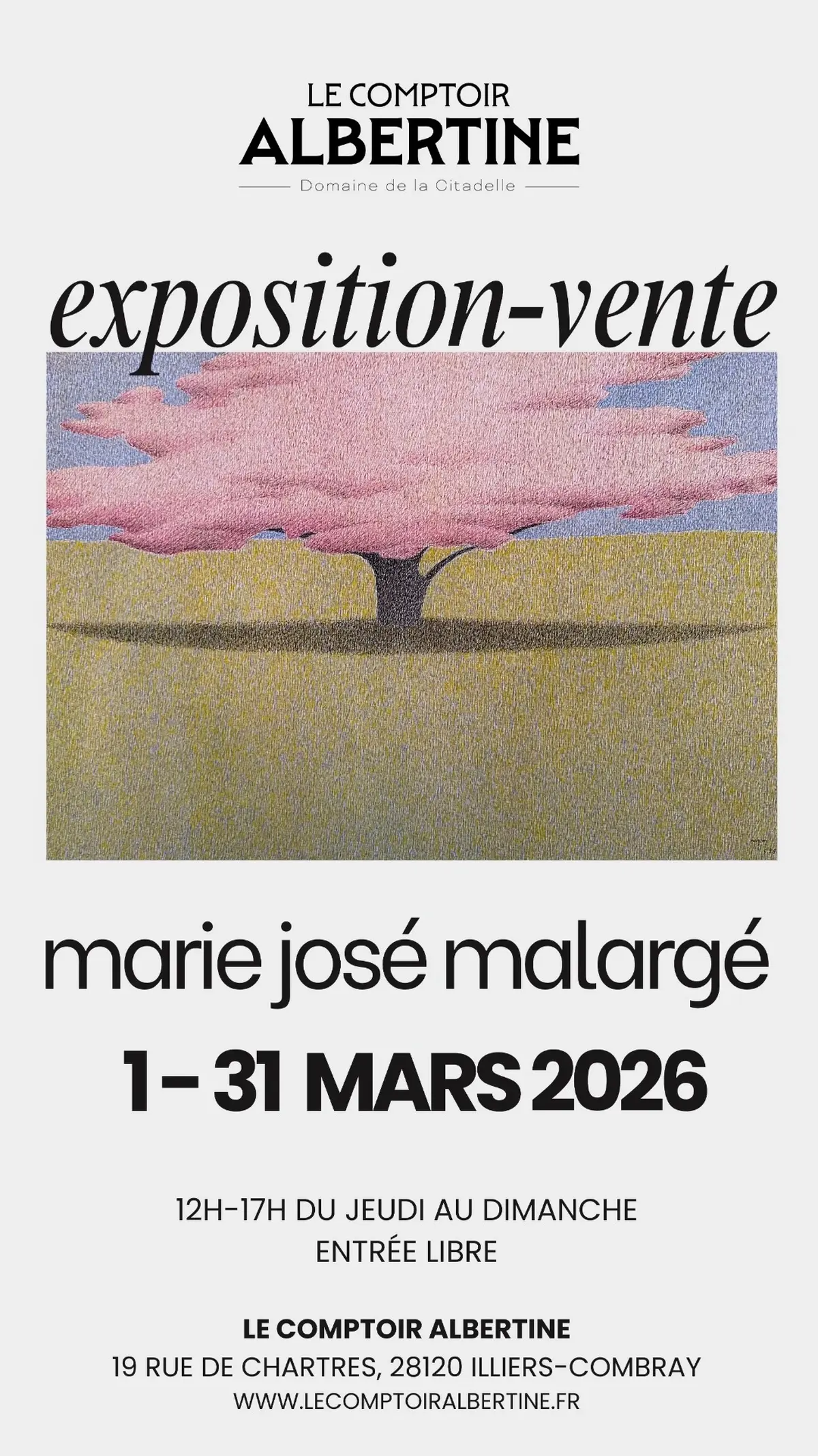 Exposition - vente : Marie José Malargé