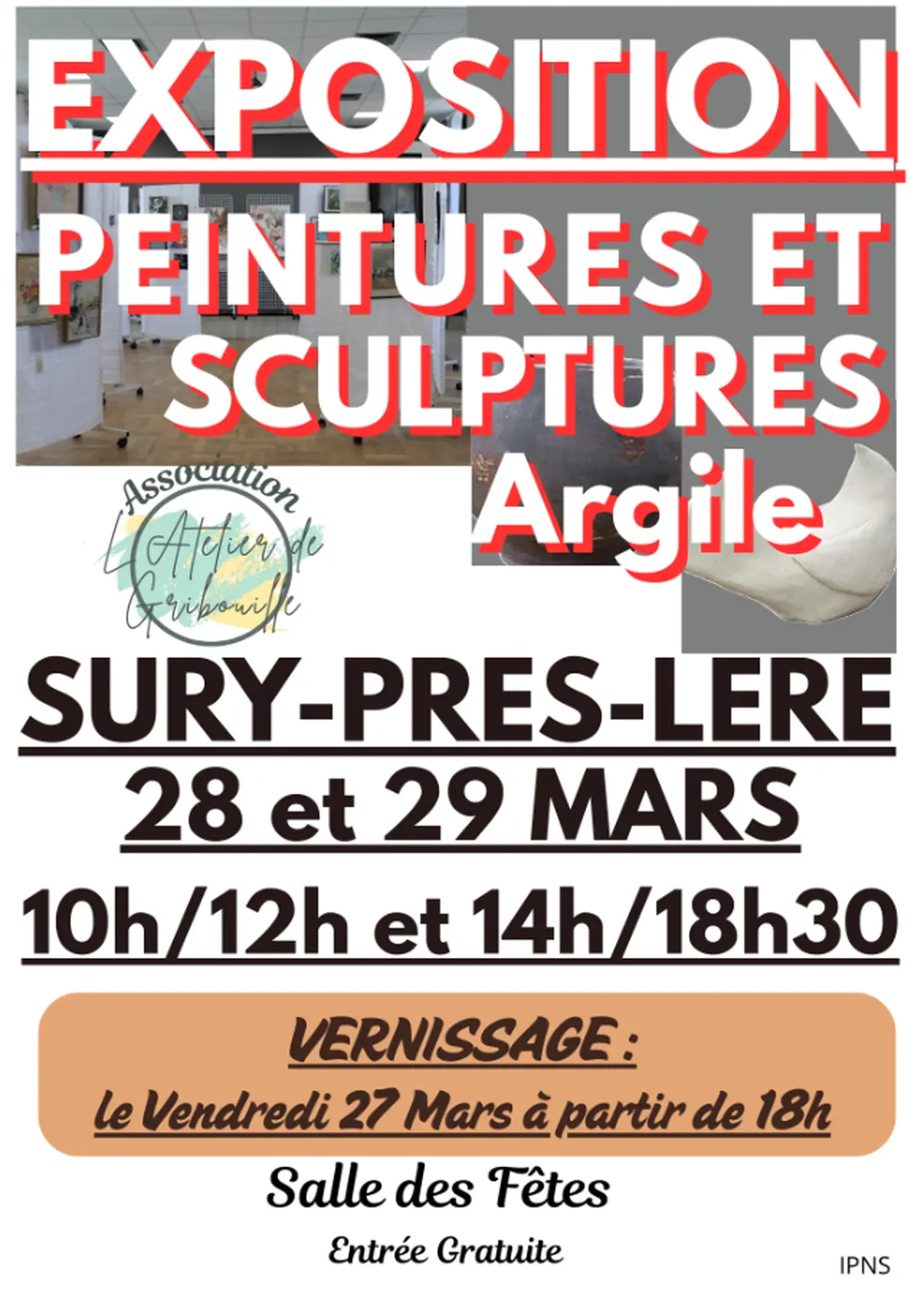[EXPOSITION] VERNISSAGE Peintures et sculptures