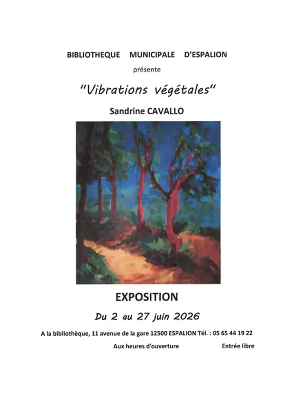 Exposition Vibrations végétales