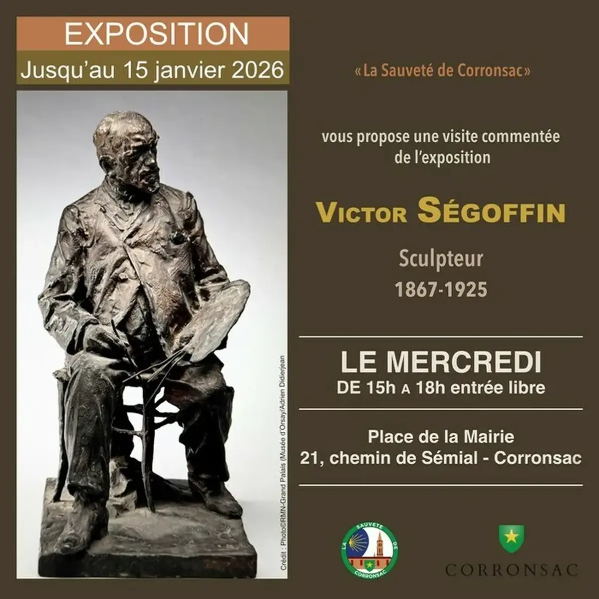 Exposition Victor Ségoffin, Sculpteur