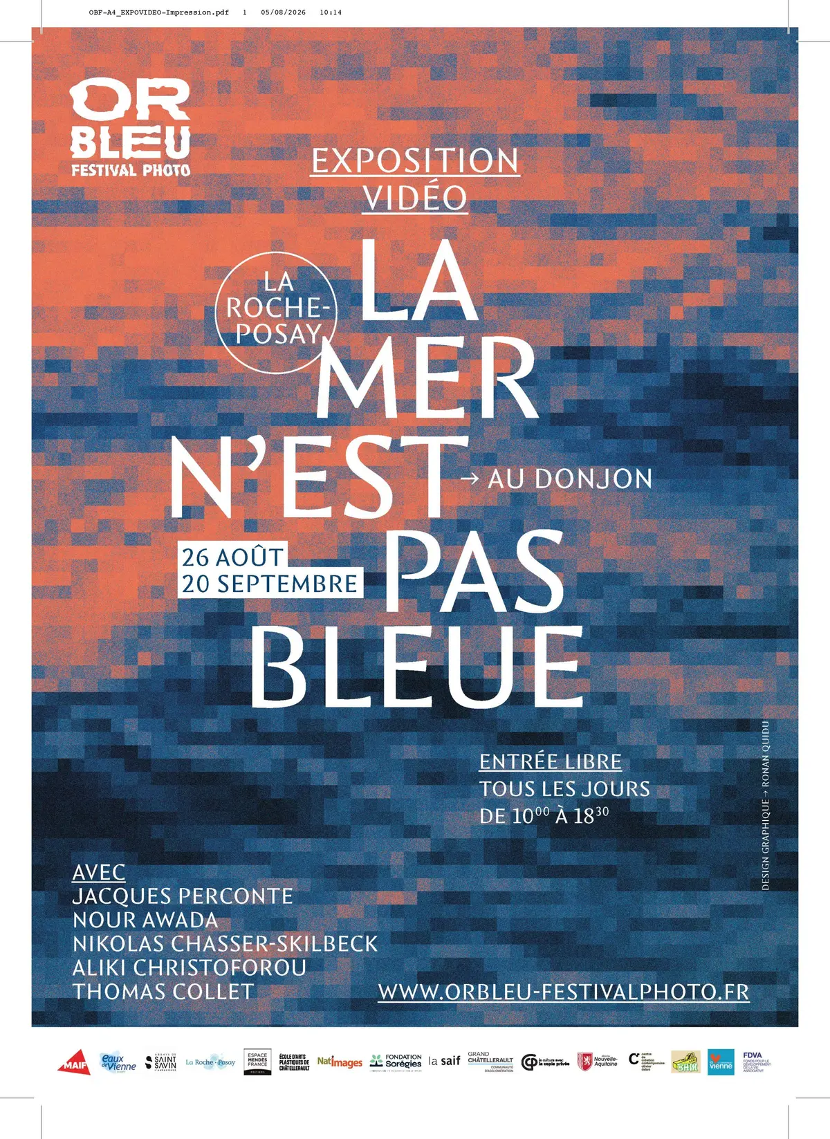 Exposition vidéo – La mer n’est pas bleue