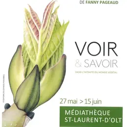 Exposition Voir & Savoir à la médiathèque