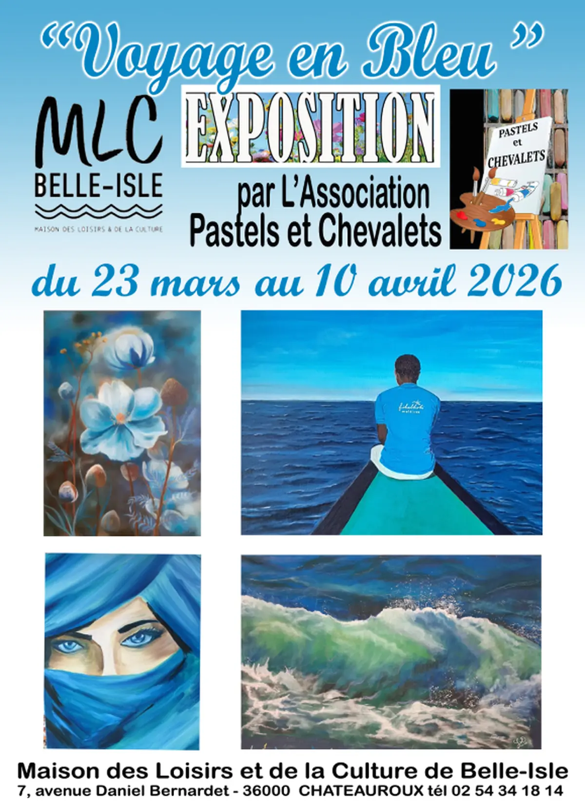 Exposition Voyage en bleu