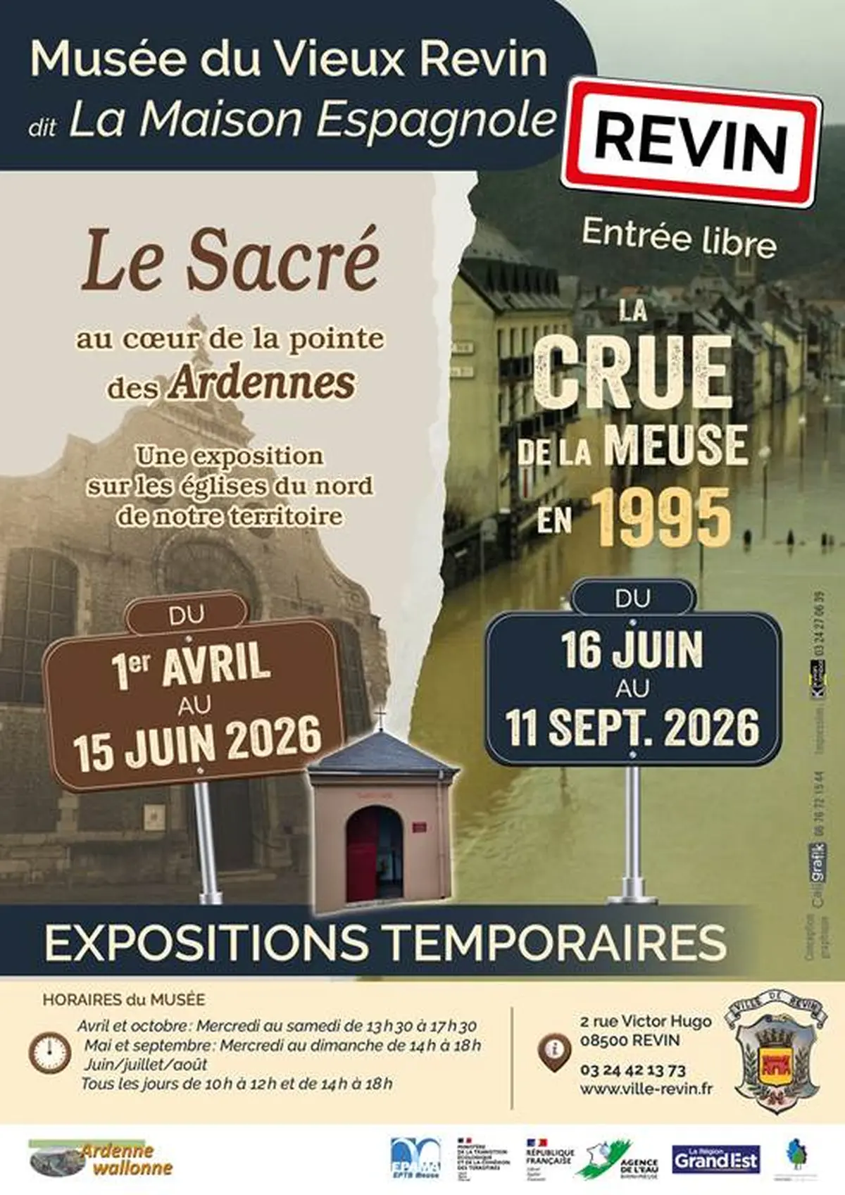 Expositions au Musée du Vieux Revin dit La Maison espagnole