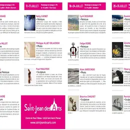 Expositions estivales Saint Jean des Arts