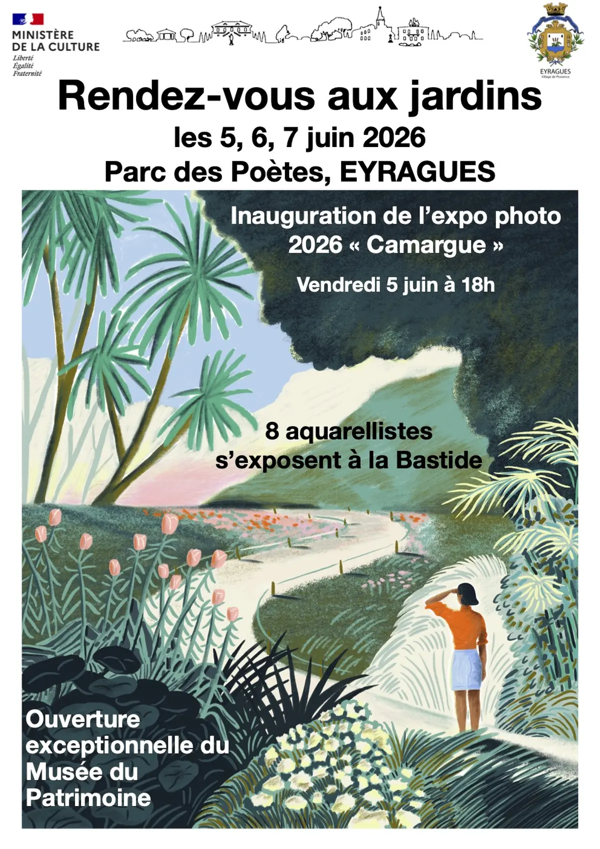 Expositions photos et aquarelles.