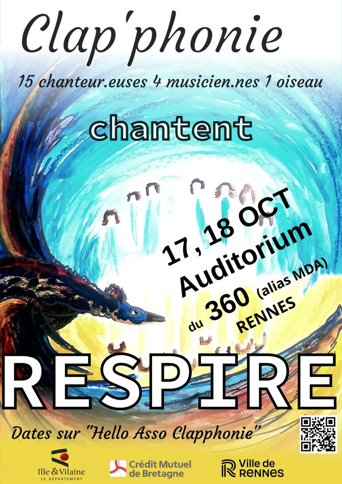 Clap'phonie présente sa nouvelle création musicale RESPIRE