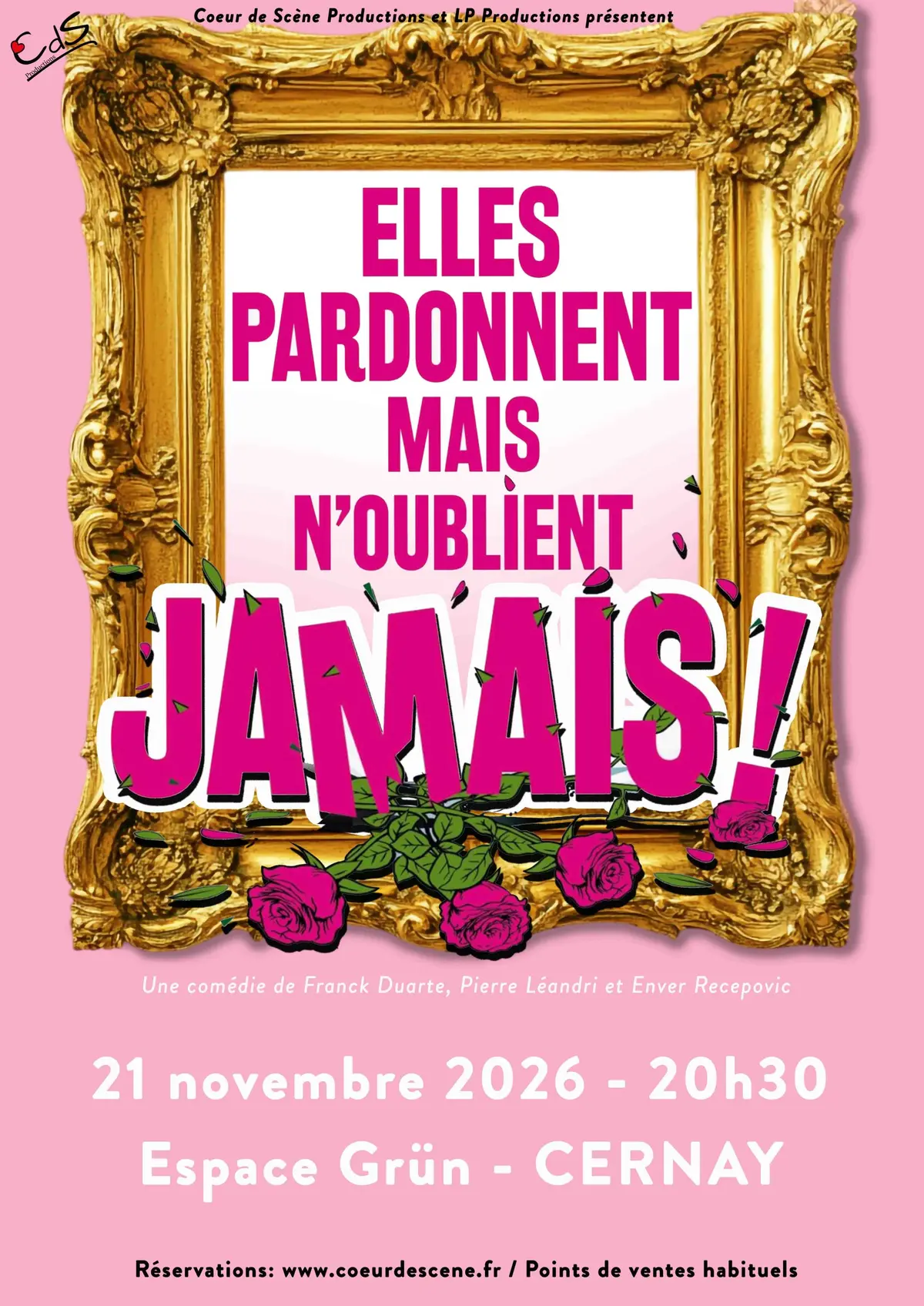 Théâtre d'humour - Elles pardonnent mais n'oublient jamais