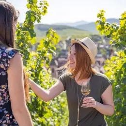Rencontre avec le vigneron sur les sentiers Géovino