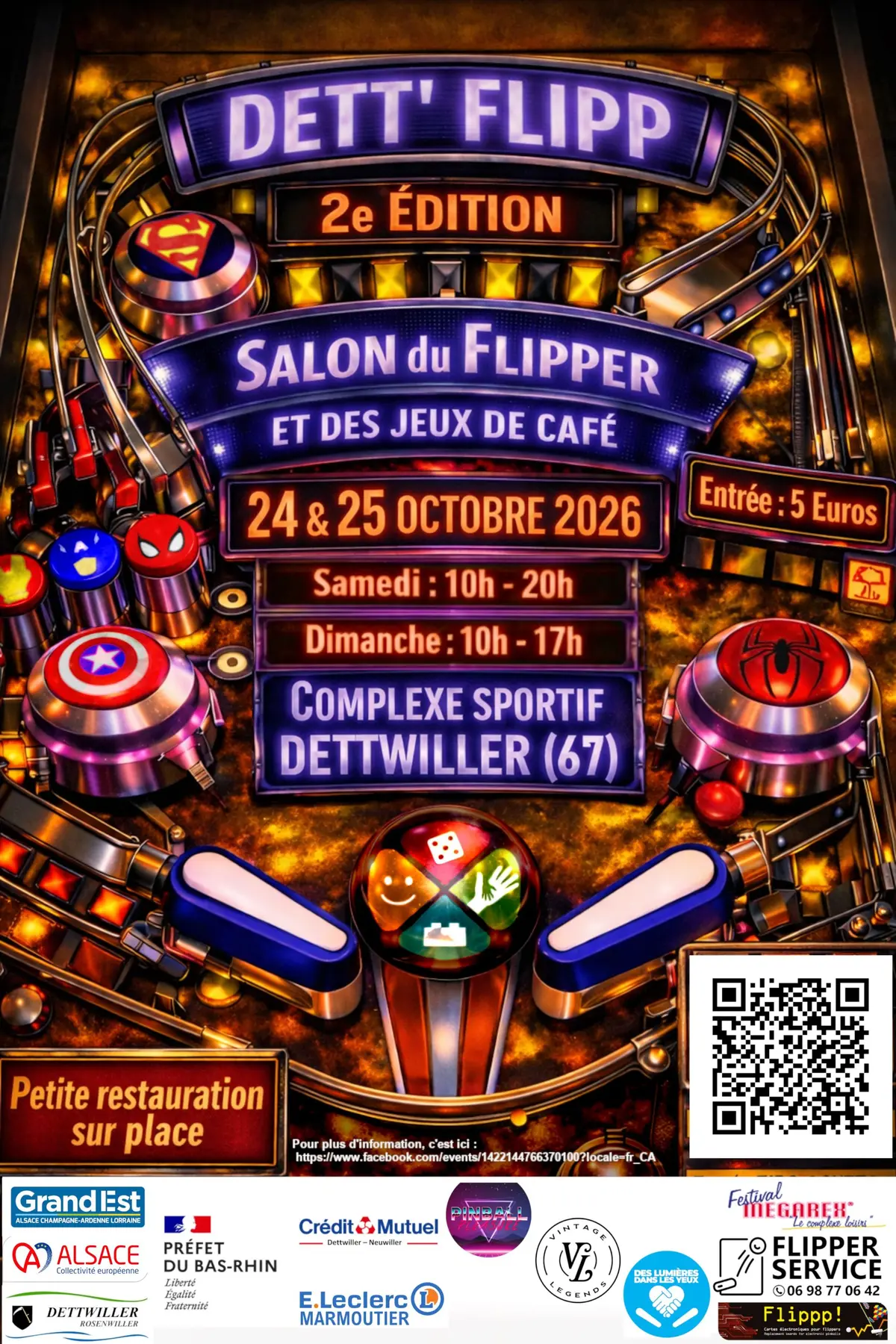 Dett'Flipp - Salon du flipper et des jeux de cafés