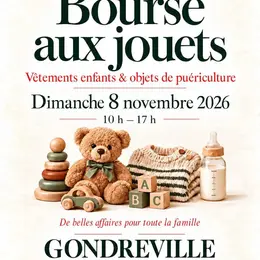 Bourse aux jouets, vêtements et affaires de puériculture 
