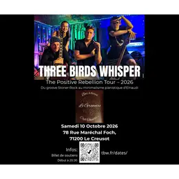 Three Birds Whisper en concert au Creusot !